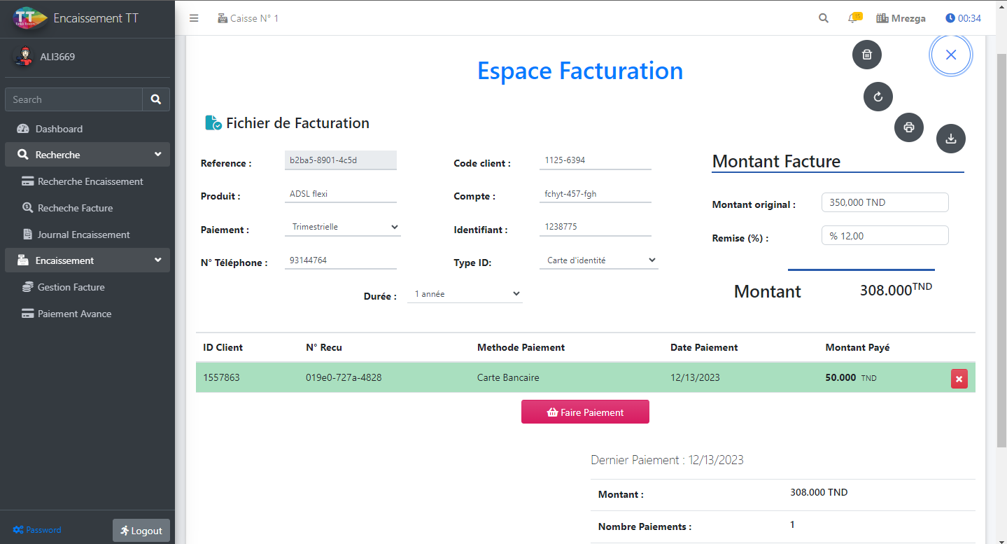 Create invoice